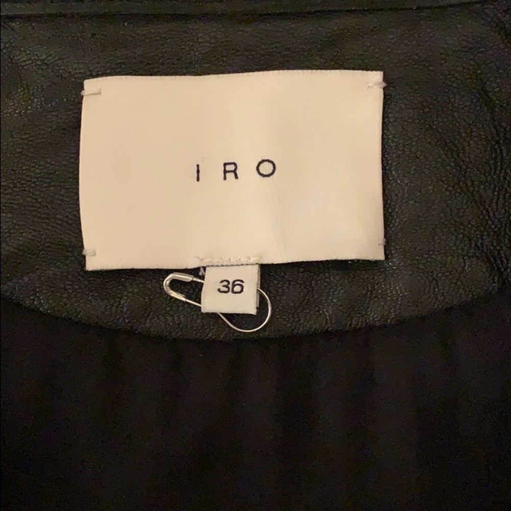 IRO Joss leather jacket extremely well made - Picture 6 of 12